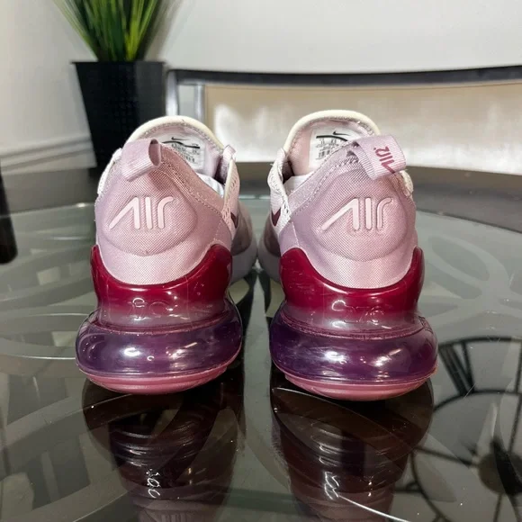 Nike Air Max 270 Barely Rose Women Running Shoes Sz 11 - Picture 4 of 5